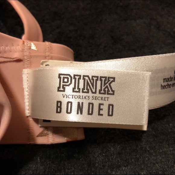 NWT PINK Victoria Secret Bonded Bralette Medium - Picture 6 of 7